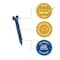 Nuvo Iron 1/4 in Dia., Slotted Hex, 1-1/4 in L, Steel Blue Ruspert Coating 14114-CHH-ASJ - alternate 2